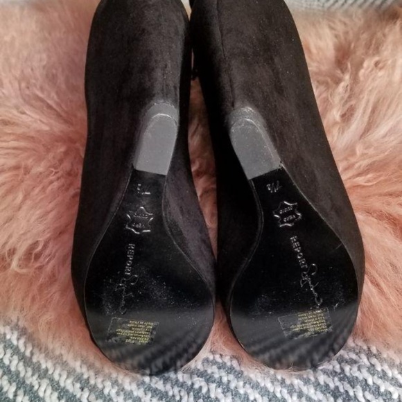 Report Signature Suede Peep Toe Wedge Boots (NWT) - Picture 8 of 8